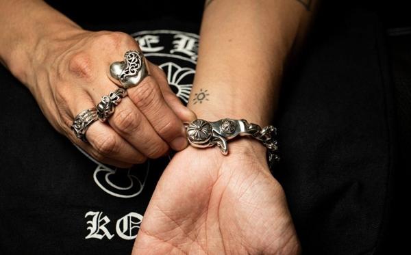 크* CH 크로스 클립 더블 팬시 팔찌