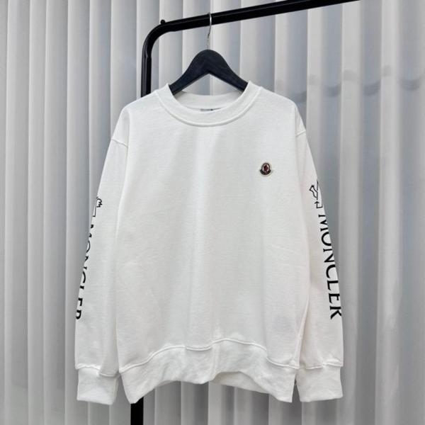 소매 더블로고 맨투맨