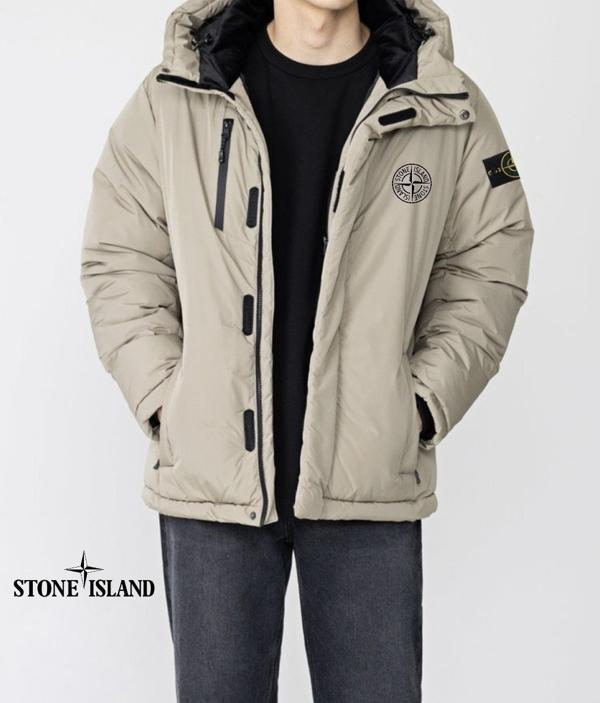 스* 버팅로고 오파크트윌 후드패딩