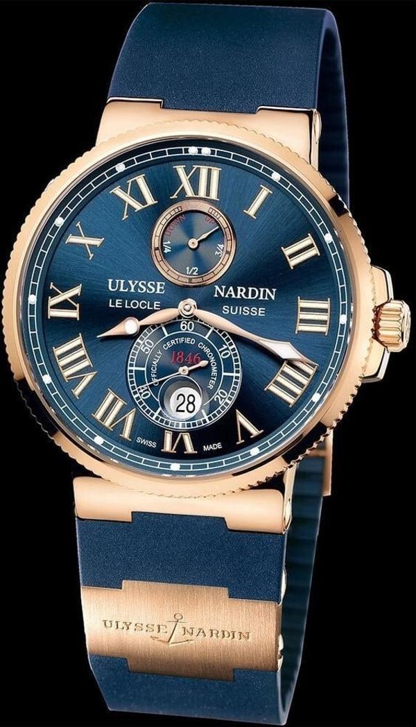 율** 나르덴 마린 로즈골드 로마 블루다이얼