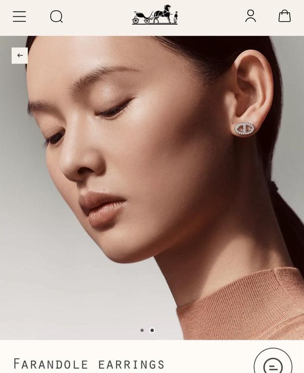 에*** 샹달 파랑돌 이어링