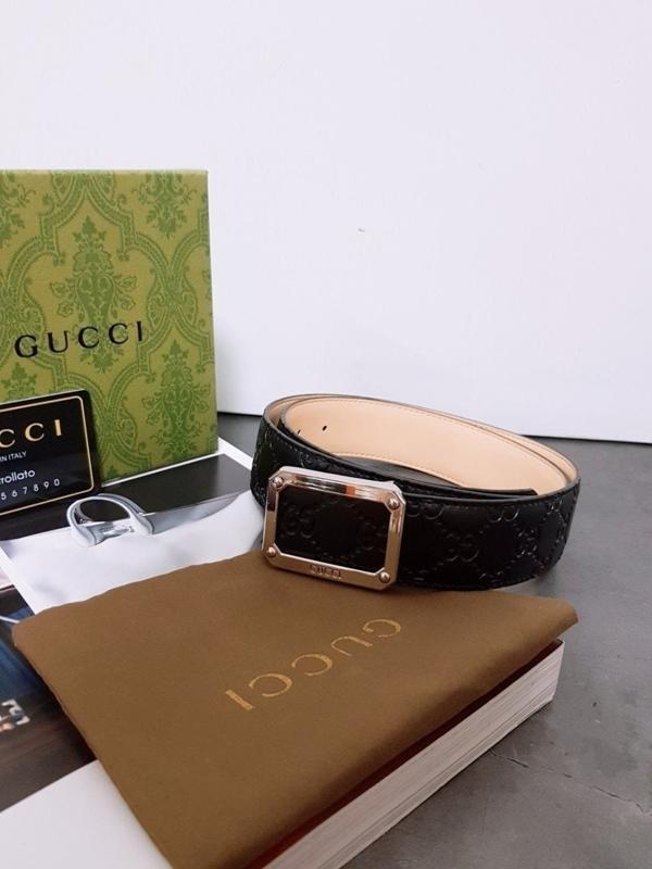 구* 남성 블랙시마 시그니쳐 벨트