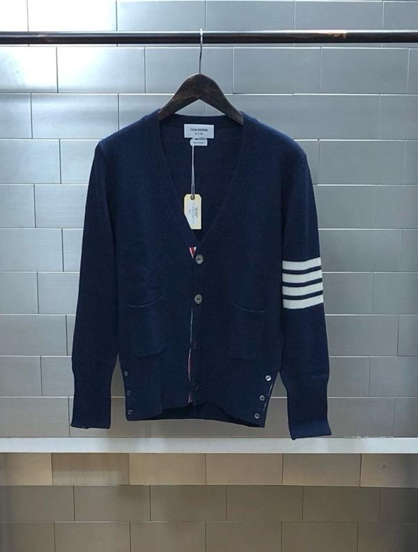 톰* 4BAR 셰틀랜드 울가디건