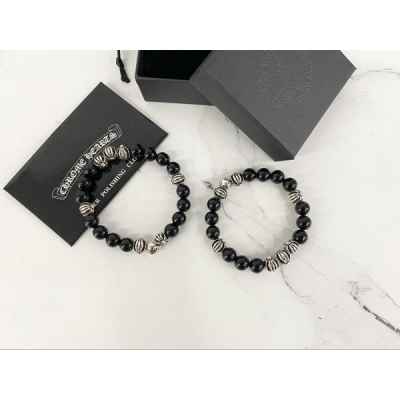 크* 크로스 오닉스 팔찌