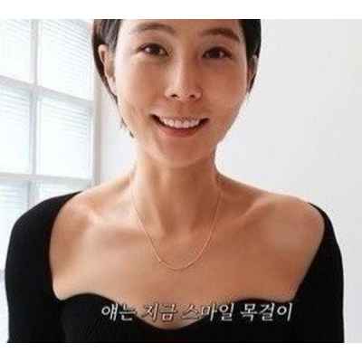 티** 스마일 T펜던트 스몰목걸이수입최고급