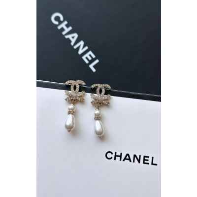 샤* 진주 드롭 이어링