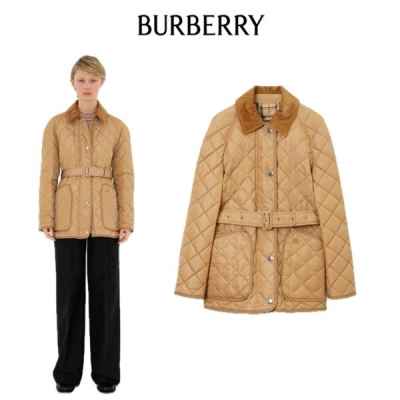 버** 퀄팅 나일론 반자켓(베이지)