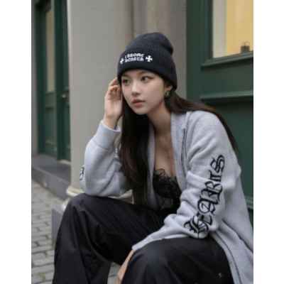 크* 크로스 레터링 자수 울비니수입풀 (남녀공용)